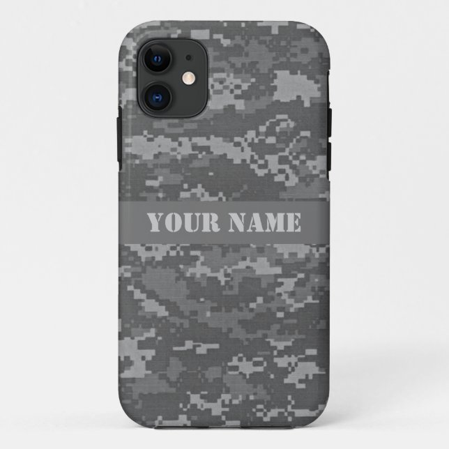 Personalised ACU Digital Camo iPhone 5/5S Case (Back)