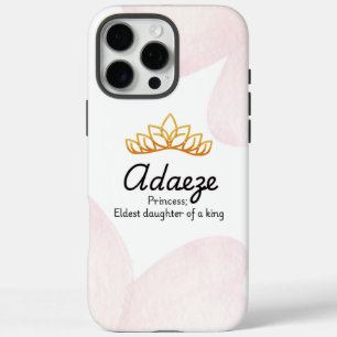 Personalised Adaeze iPhone case