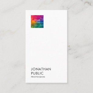 Personalised Add Business Company Logo Here Card