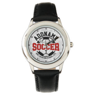 Personalised ADD NAME Soccer Player Team Tie-Dye Watch