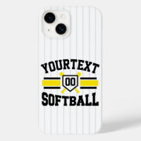 Personalised ADD NAME Softball Player Varsity Team