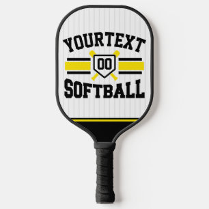 Personalised ADD NAME Softball Player Varsity Team Pickleball Paddle