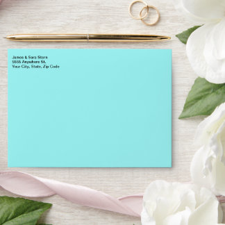 Personalised Add Photo Artwork Blue Envelope