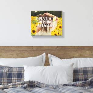 Personalised Add Photograph Art Custom Made Canvas Print