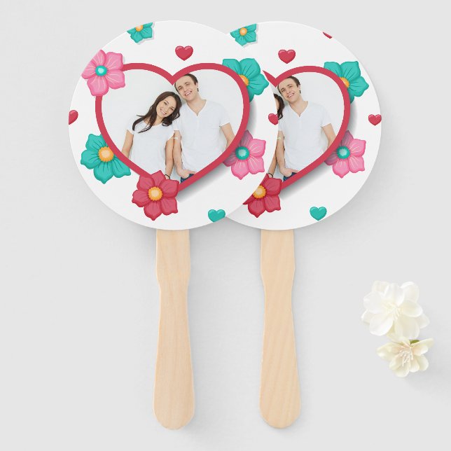 Personalised Add Your Own Photo | Hand Fan (Front and Back)