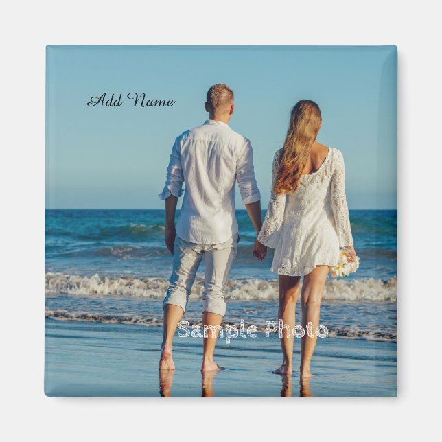 Personalised Add Your Photo Magnet (Front)