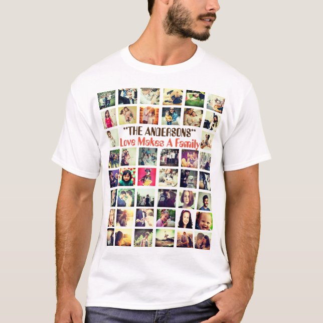 Personalised add your text and photos T-Shirt (Front)