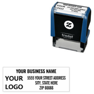 Personalised Address Name Logo Professional Stamp