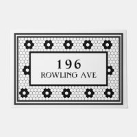 Personalised Address Number Tile Design 