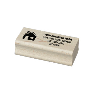 Personalised Address Rubber Stamp Template