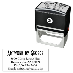 Personalised Address Self-Ink Stamp