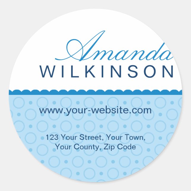 Personalised Address Stickers (Front)