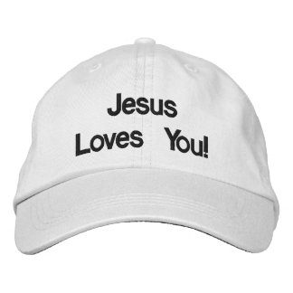 Personalised Adjustable (Jesus Loves You) Hat