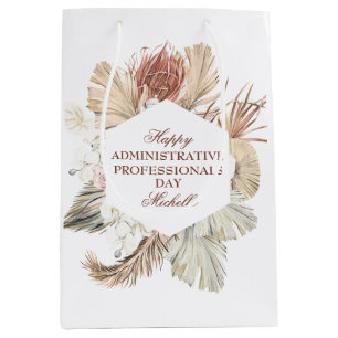 Personalised Administrative Professionals Day Medium Gift Bag