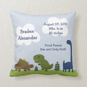 Personalised "Adorable Dinosaur/Dino" Pillow