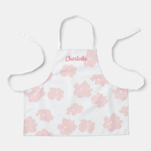 Personalised Adorable Pink Flower Child Apron