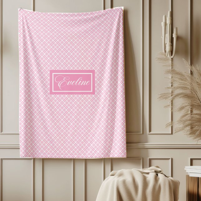 Personalised Aesthetic Blanket Chic Pastel Design (Personalized Aesthetic Blanket Chic Pastel Design)