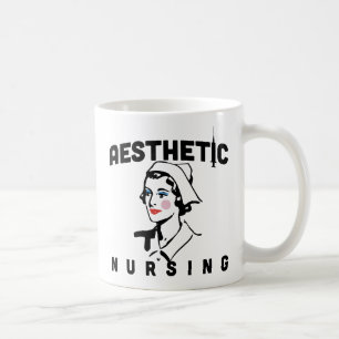 personalised aesthetic nurse name rn gift coffee mug