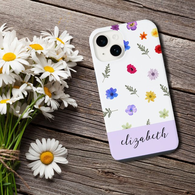 Personalised Aesthetic Wild Flower Phone Case (Creator Uploaded)