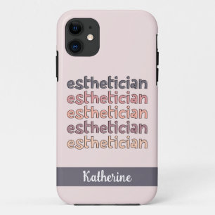 Personalised Aesthetician Cosmetologist Beautician iPhone 11 Case