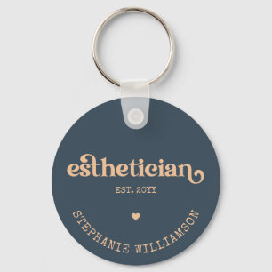 Personalised Aesthetician Cosmetologist Beautician Key Ring