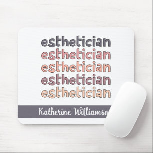 Personalised Aesthetician Cosmetologist Beautician Mouse Mat