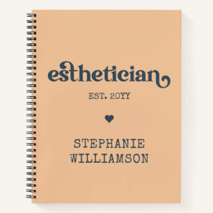 Personalised Aesthetician Cosmetologist Beautician Notebook