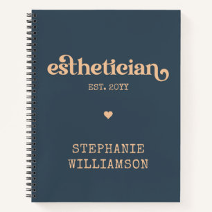 Personalised Aesthetician Cosmetologist Beautician Notebook