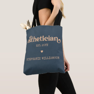 Personalised Aesthetician Cosmetologist Beautician Tote Bag