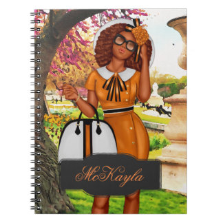 Personalised African-American CEO Boss Woman Noteb Notebook