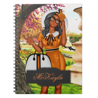 Personalised African-American CEO Boss Woman Noteb Notebook