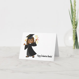 Personalised African-American Kindergarten Card