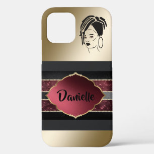 Personalised African Queen iPhone 12 Case