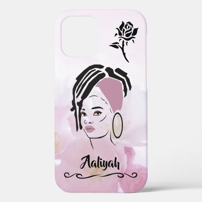Personalised African Queen Iphone Case (Back)