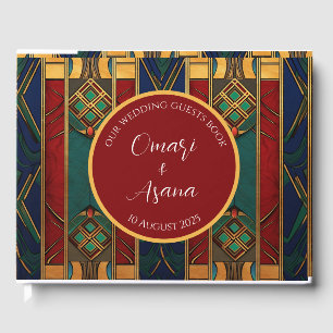 Personalised African Wedding Guests Book