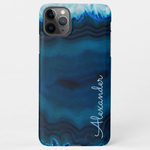 Personalised Agate Handwritten Name Trendy Modern iPhone 11Pro Max Case