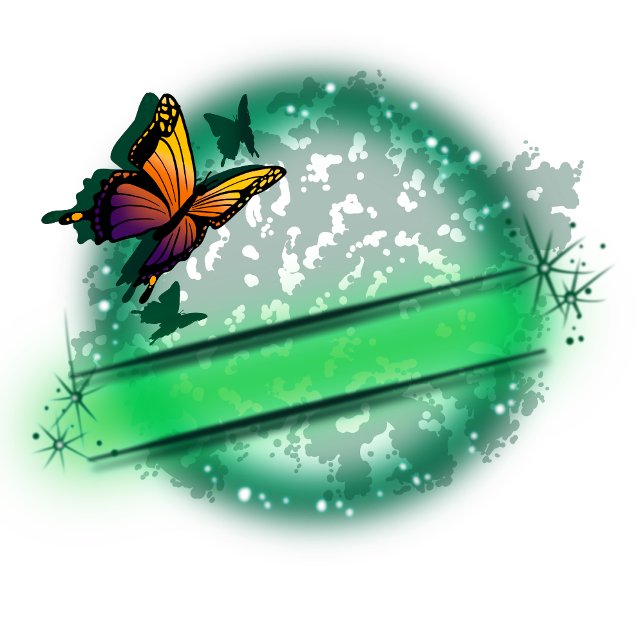 Personalised Airbrush  butterfly design T-Shirt (Creator Uploaded)