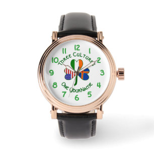 Personalised Åland Islands Shamrock Men’s Watch