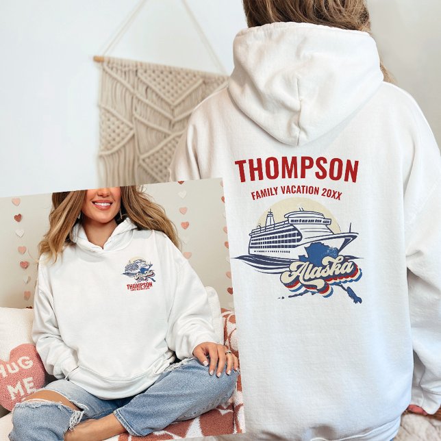 Personalised Alaskan Cruise Matching Group Alaska Hoodie (Creator Uploaded)
