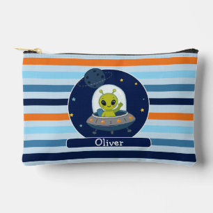 Personalised Alien Ufo Pencil Case for Kids Accessory Pouch