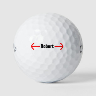 Personalised Alignment Aid Golf Balls