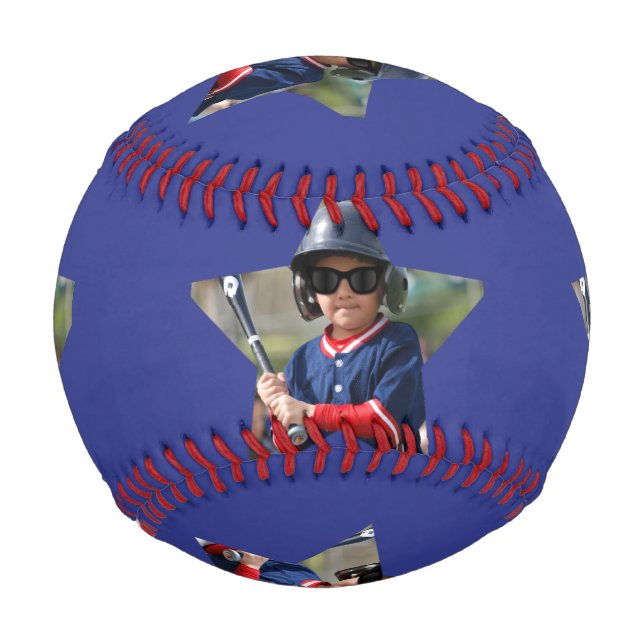 Personalised All Star Photo Baseball (Front)