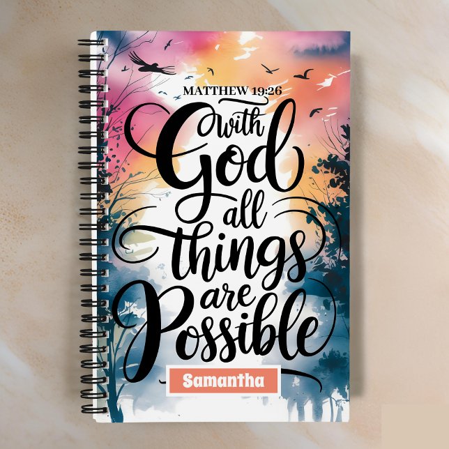 Personalised All Things Are Possible Journal (Creator Uploaded)