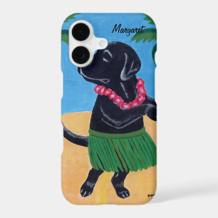 Personalised Aloha Black Labrador iPhone7 Case