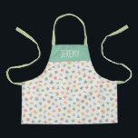 Personalised Alphabet ABC Name Apron<br><div class="desc">A colourful Alphabet patterned kid’s apron that can be personalised with your child’s name, monogram or initials. Inspired by retro typefaces and boho design, this apron can be personalised with a name, monogram, or other text. Great as an apron or as an art smock for home-school art activities. Gender-neutral colours;...</div>