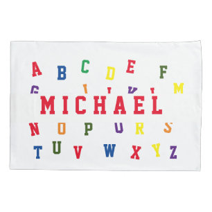 Personalised Alphabet Pillowcase