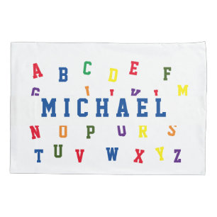 Personalised Alphabet Pillowcase