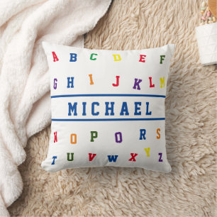Personalised Alphabet Throw Pillow