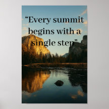 Personalised Alpine Reflection Chalkboard Print