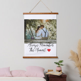 Personalised Always Remember This Moment Hanging Tapestry